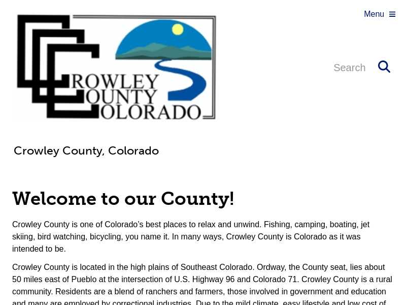 Crowley County Department of Human Services - Ordway