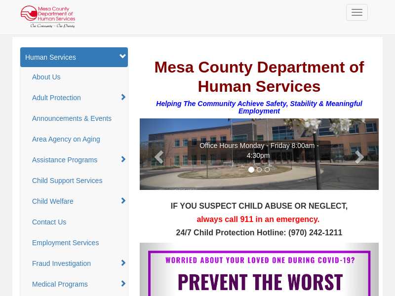 Mesa County Department of Human Services - Grand Junction