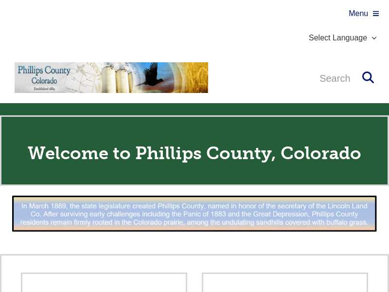 Phillips County Department of Social Services - Holyoke