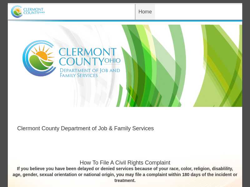 Clermont County Department of Job and Family Services