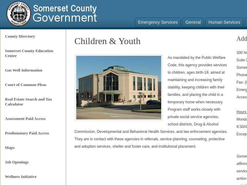 Somerset County Children and Youth Services