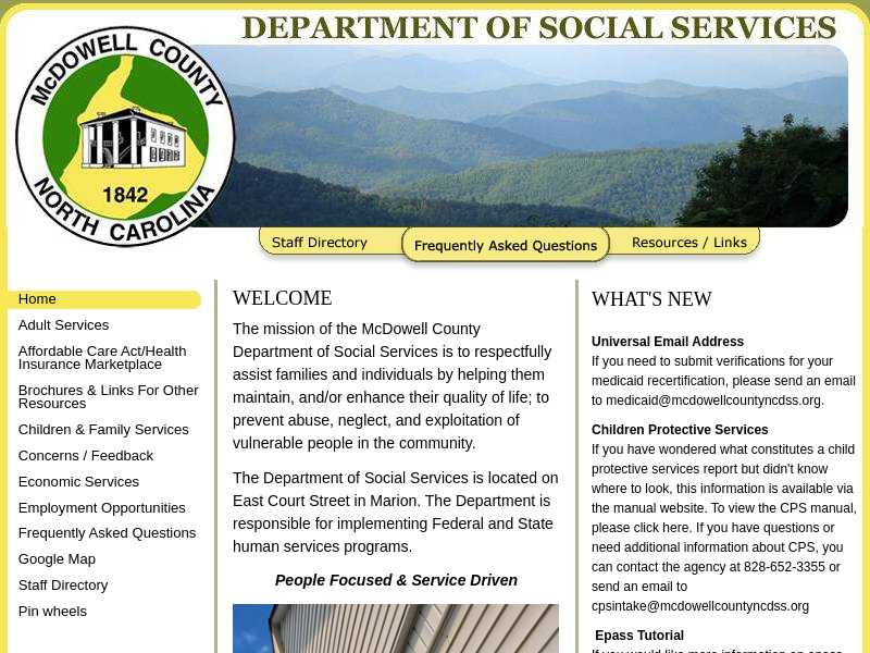 McDowell County Department of Social Services
