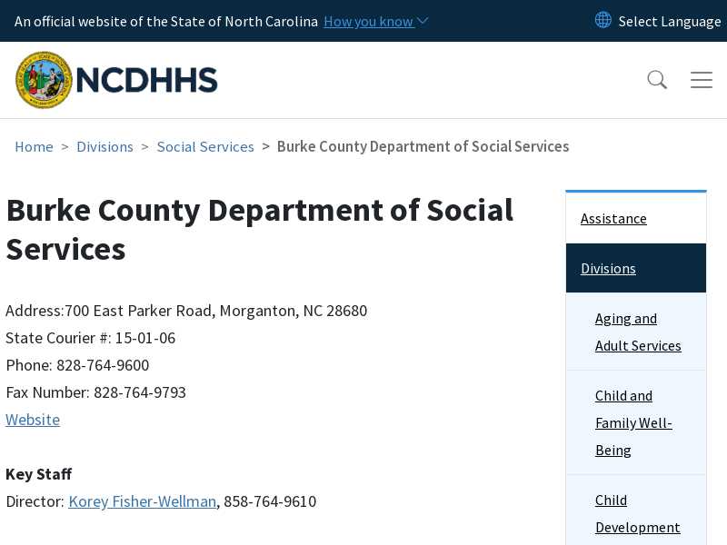 Burke County Department of Social Services