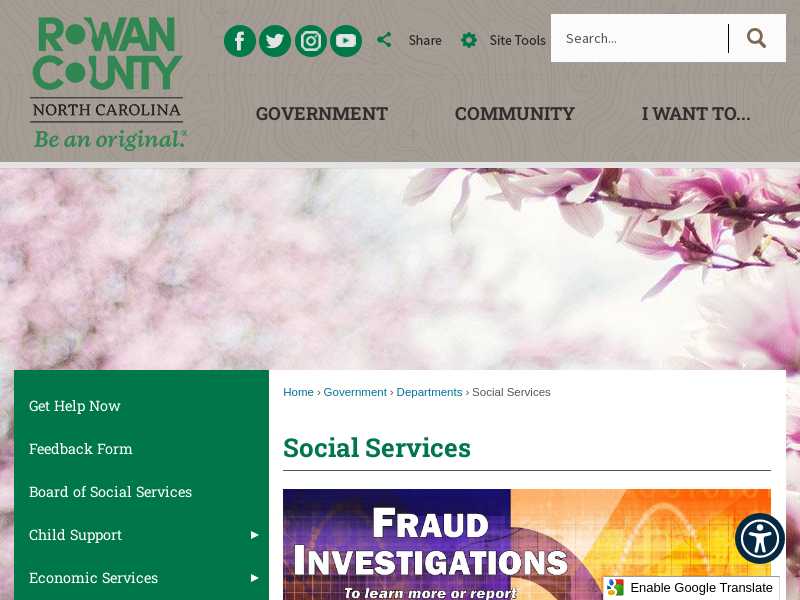 Rowan County Department of Social Services