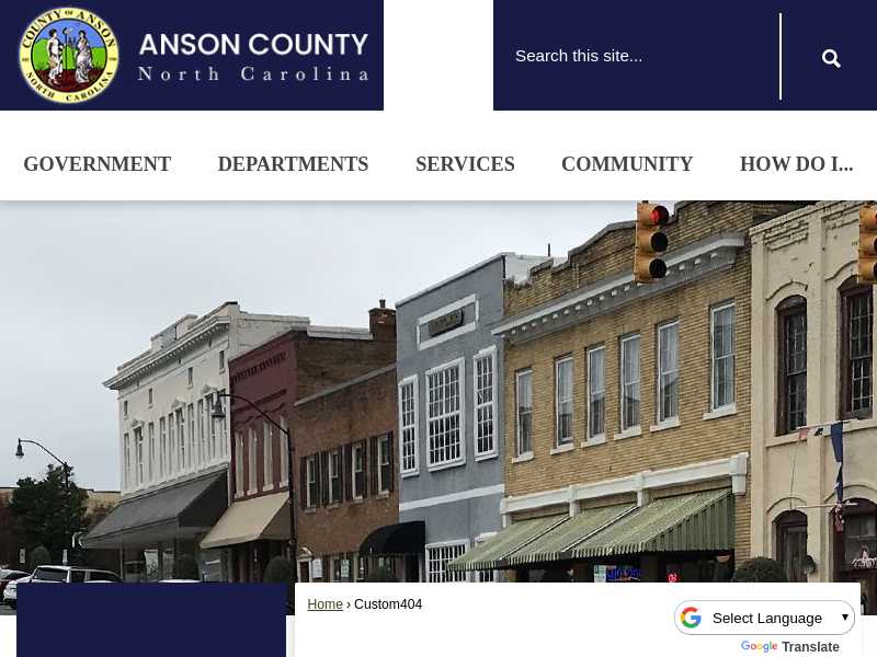 Anson County Department of Social Services