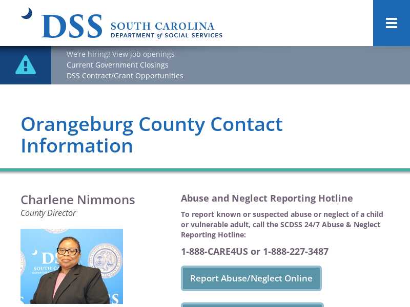 Orangeburg County DSS