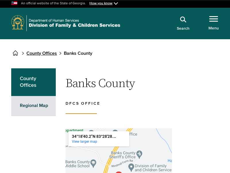 Banks County DFCS Office