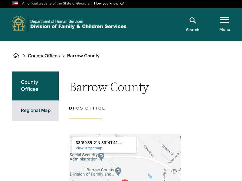 Barrow County DFCS Office