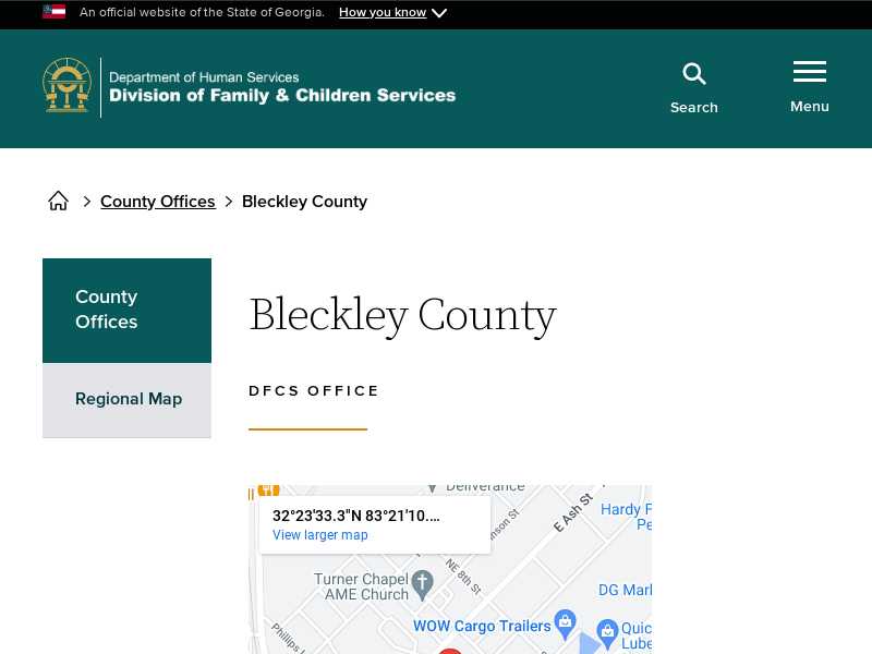 Bleckley County DFCS Office