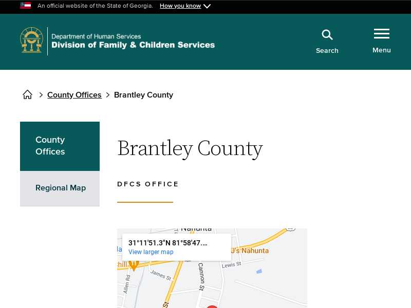 Brantley County DFCS Office