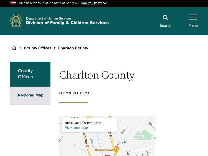 Charlton County DFCS Office