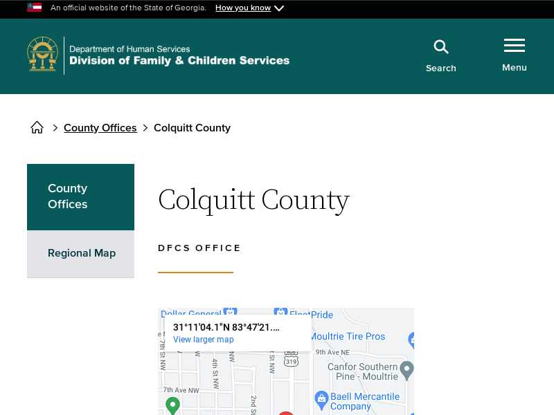 Colquitt County DFCS Office