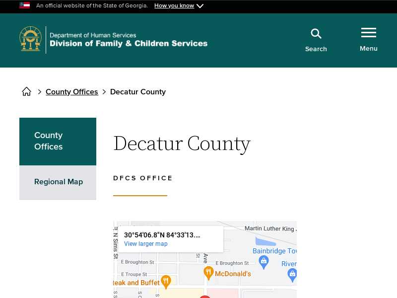 Decatur County DFCS Office
