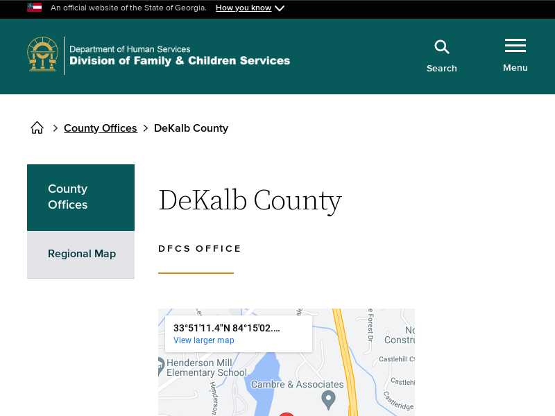 DeKalb County DFCS Office