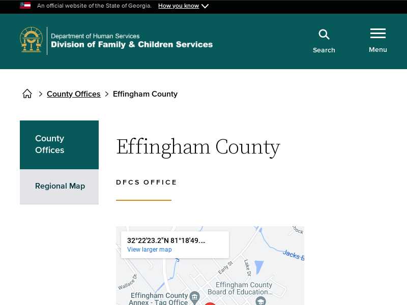 Effingham County DFCS Office