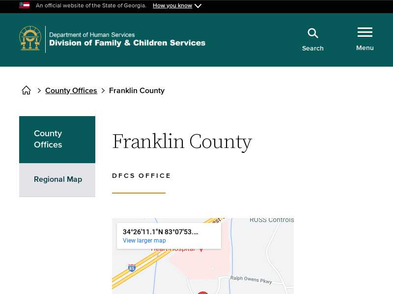 Franklin County DFCS Office