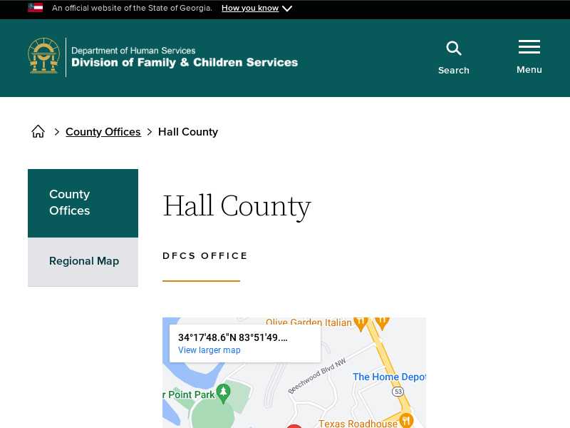 Hall County DFCS Office