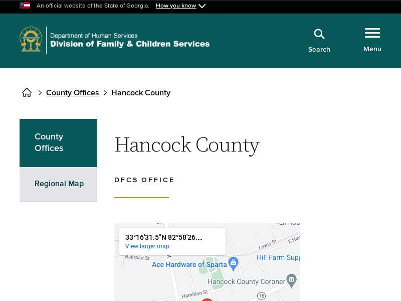 Hancock County DFCS Office