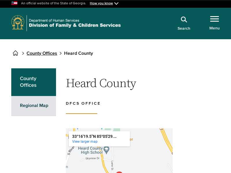 Heard County DFCS Office