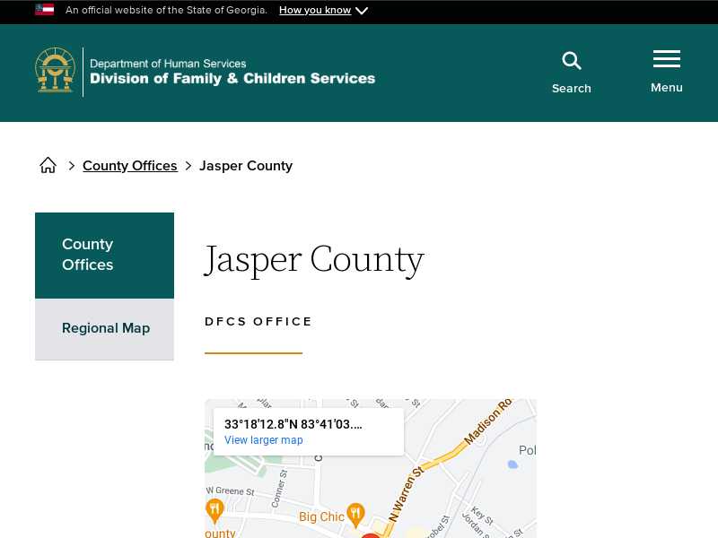 Jasper County DFCS Office
