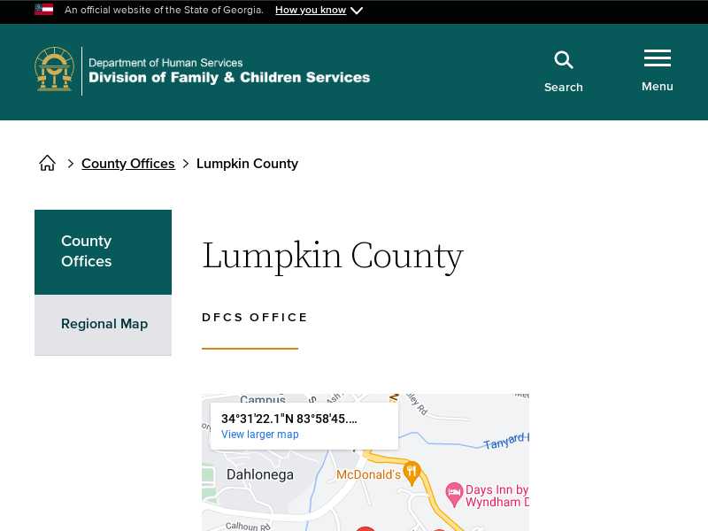 Lumpkin County DFCS Office