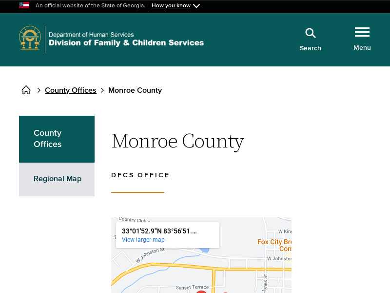 Monroe County DFCS Office