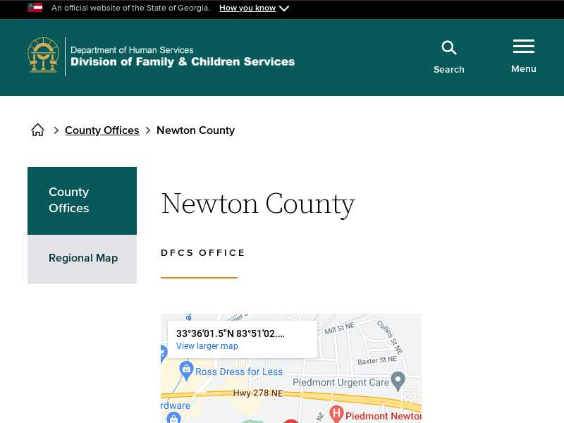 Newton County DFCS Office