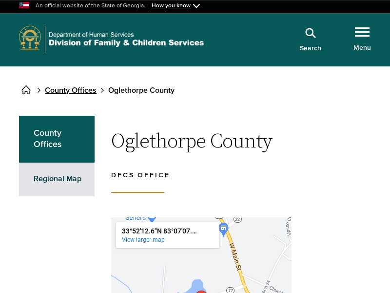 Oglethorpe County DFCS Office