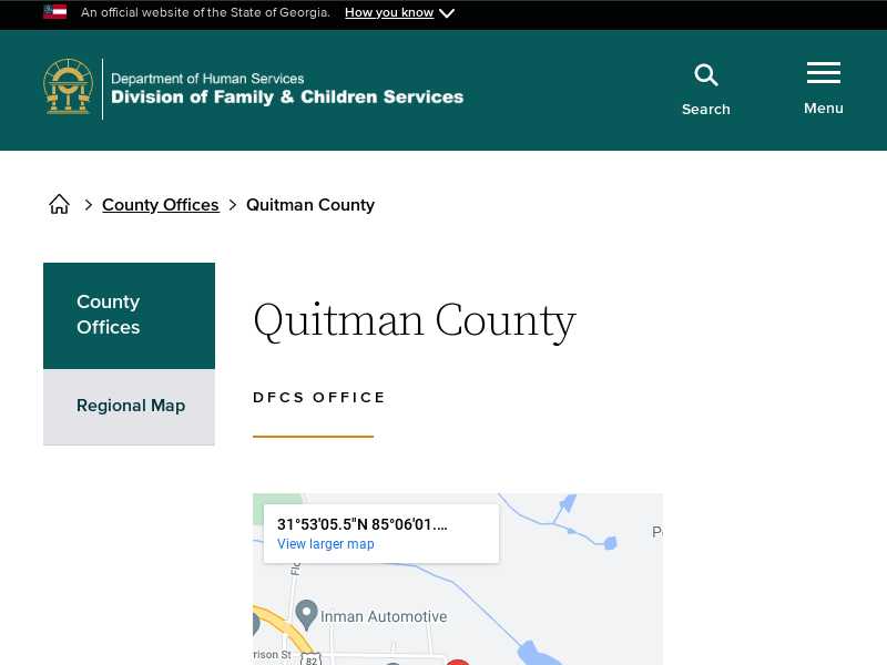 Quitman County DFCS Office