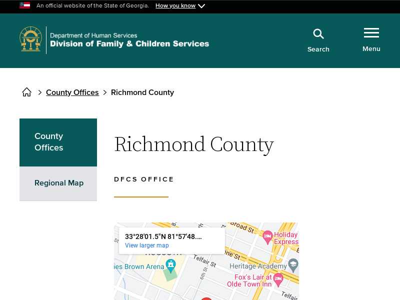 Richmond County DFCS Office