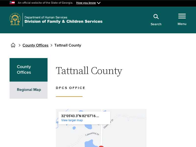 Tattnall County DFCS Office