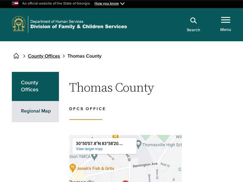 Thomas County DFCS Office
