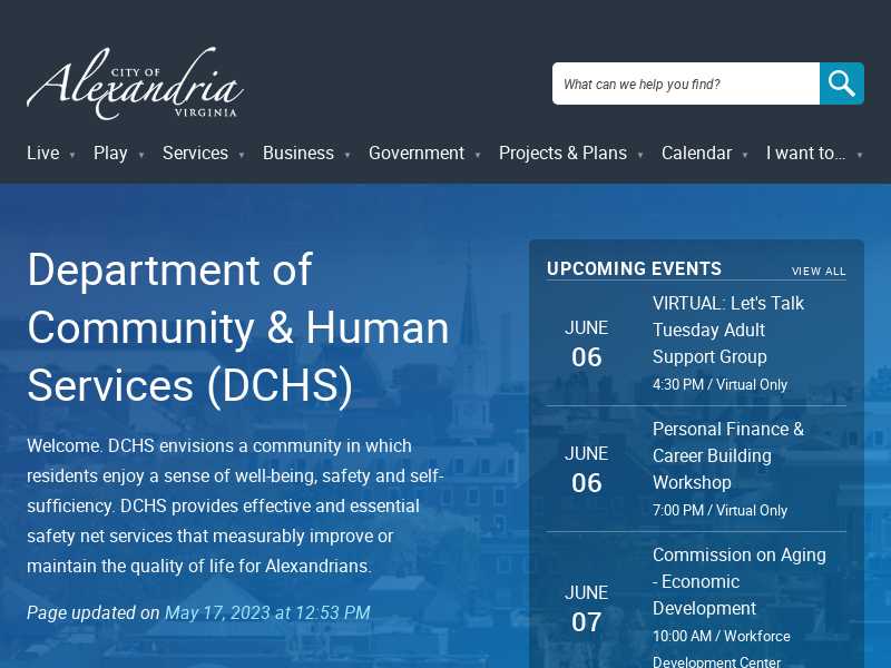 Alexandria Division of Human Services