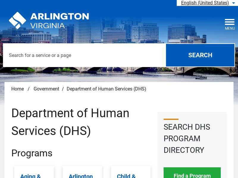 Arlington County Department of Social Services