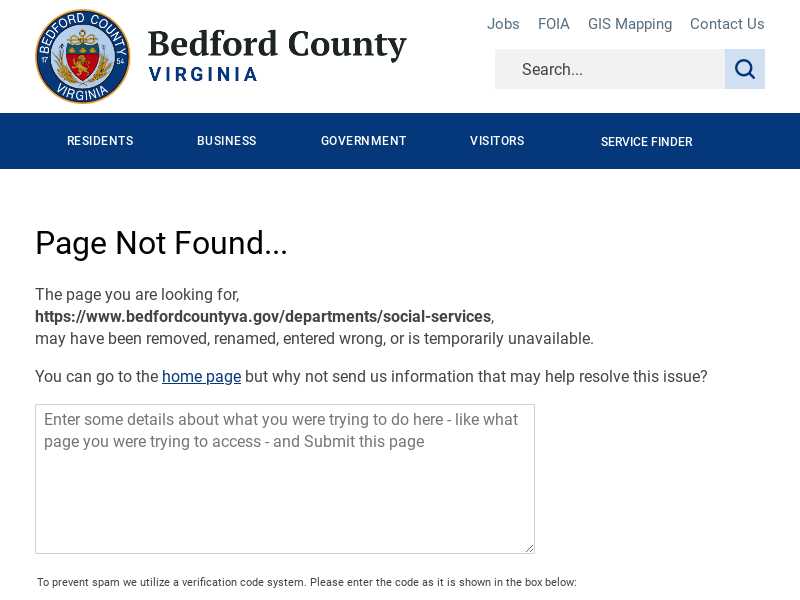 Bedford Department of Social Services