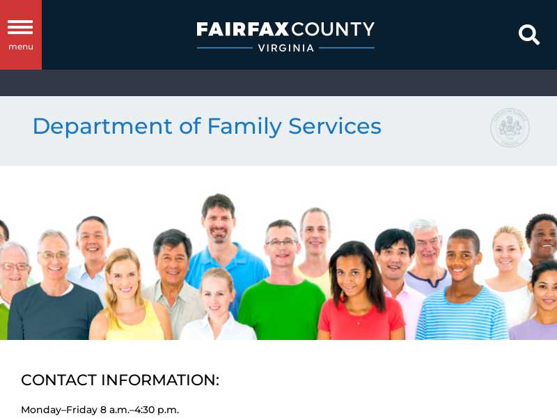 Fairfax County Department of Family Services